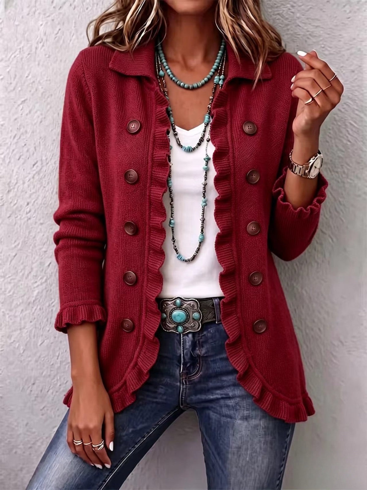 Chaqueta Ainara Edición Punto Rubí