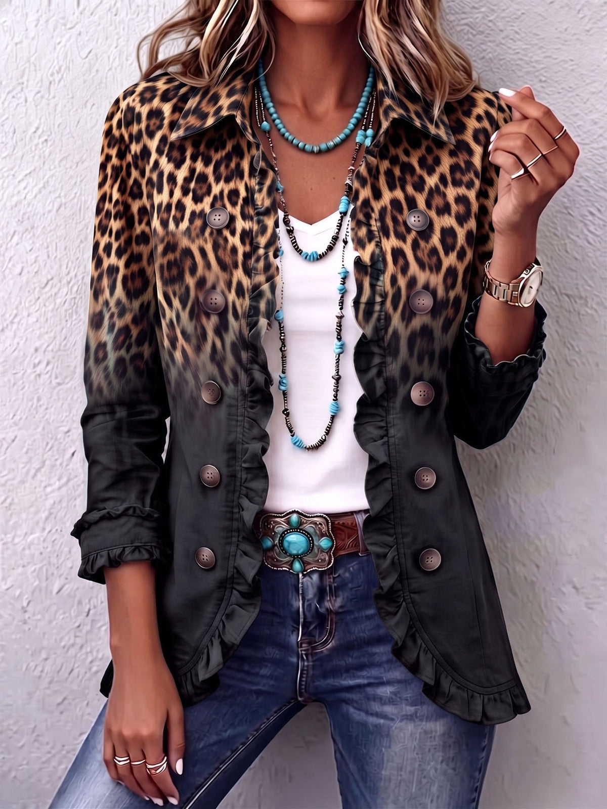 Blazer Ainara Edición Felina Noche