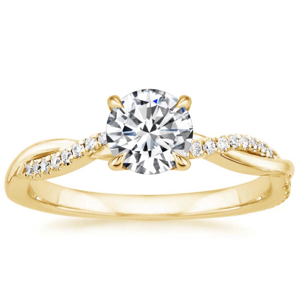 Jane | Anillo de Diamantes Entrelazado