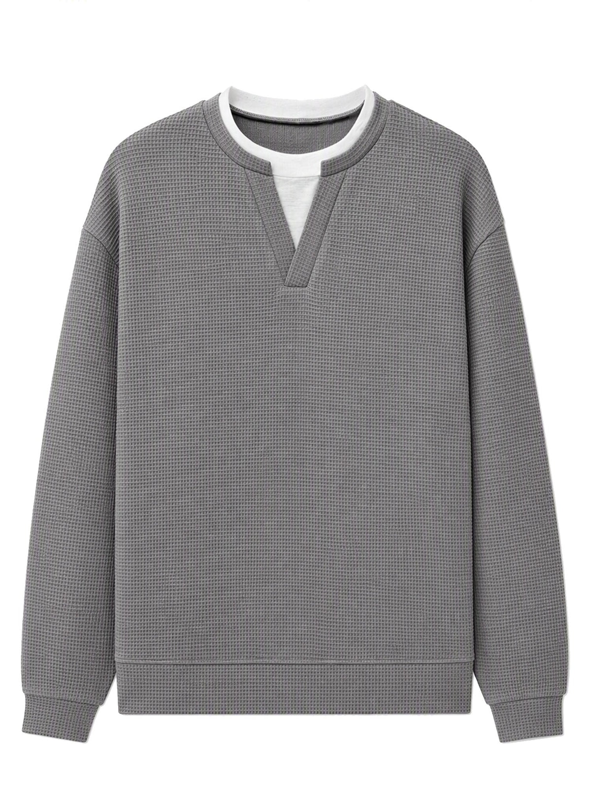 Camiseta waffle de confort