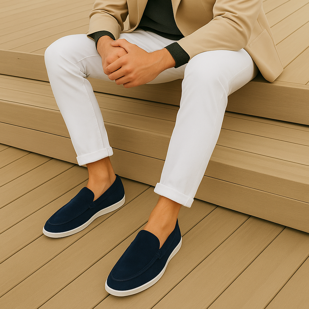 Luis | Mocasines elegantes de ante