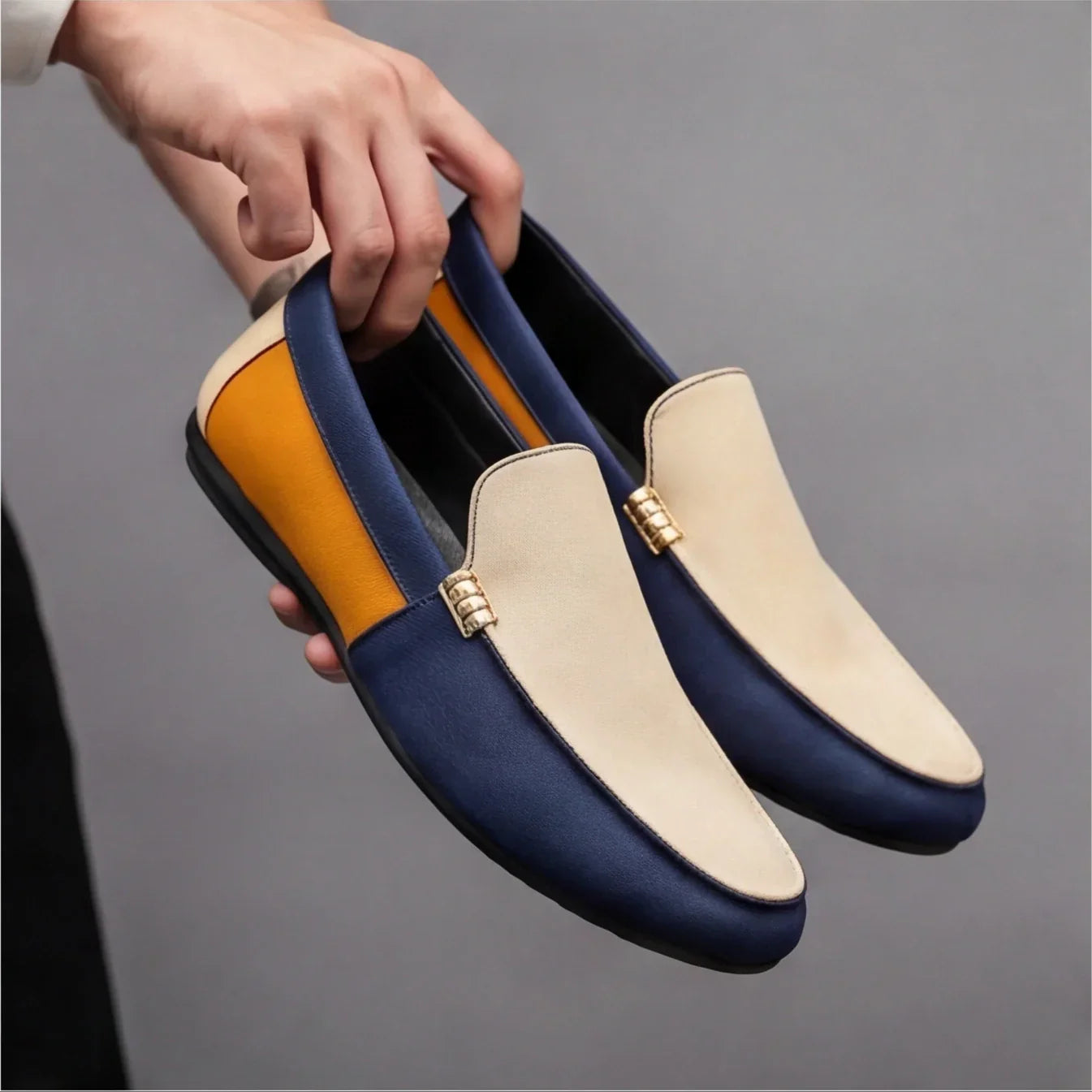 Adrián | Mocasines de lona para hombre
