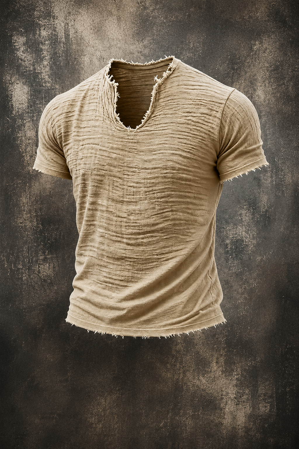 Varel | Camiseta vintage con cuello en V