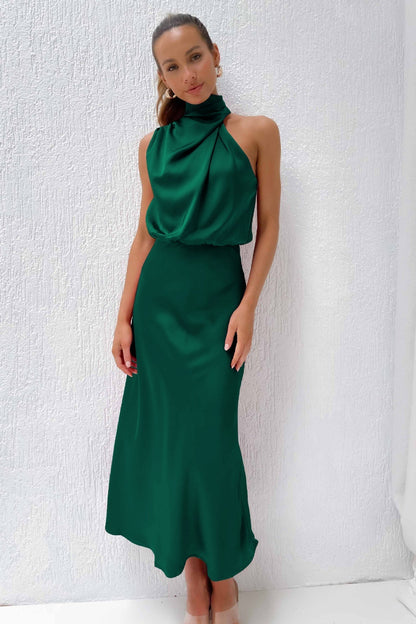 Violeta | Vestido drapeado Sahara