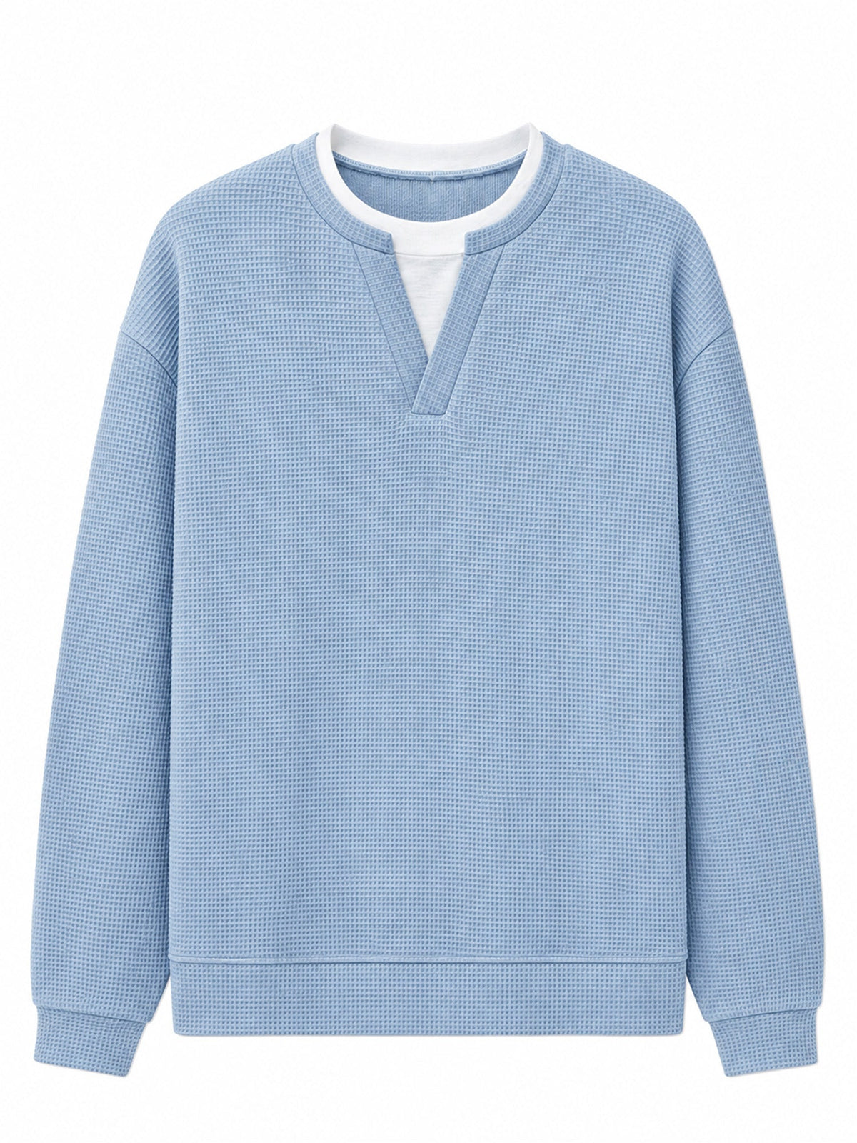 Camiseta waffle de confort