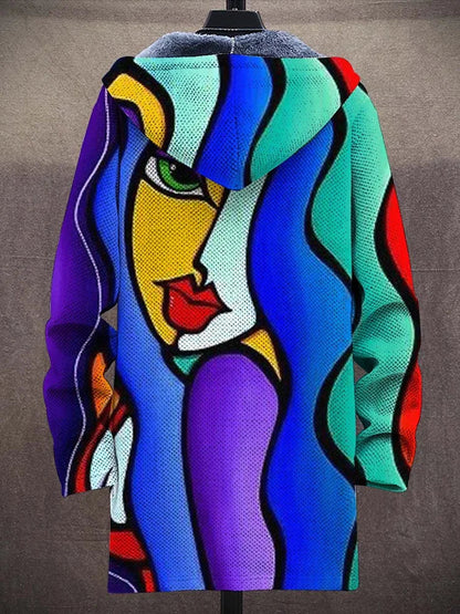 Cormac | Cárdigan artístico con capucha