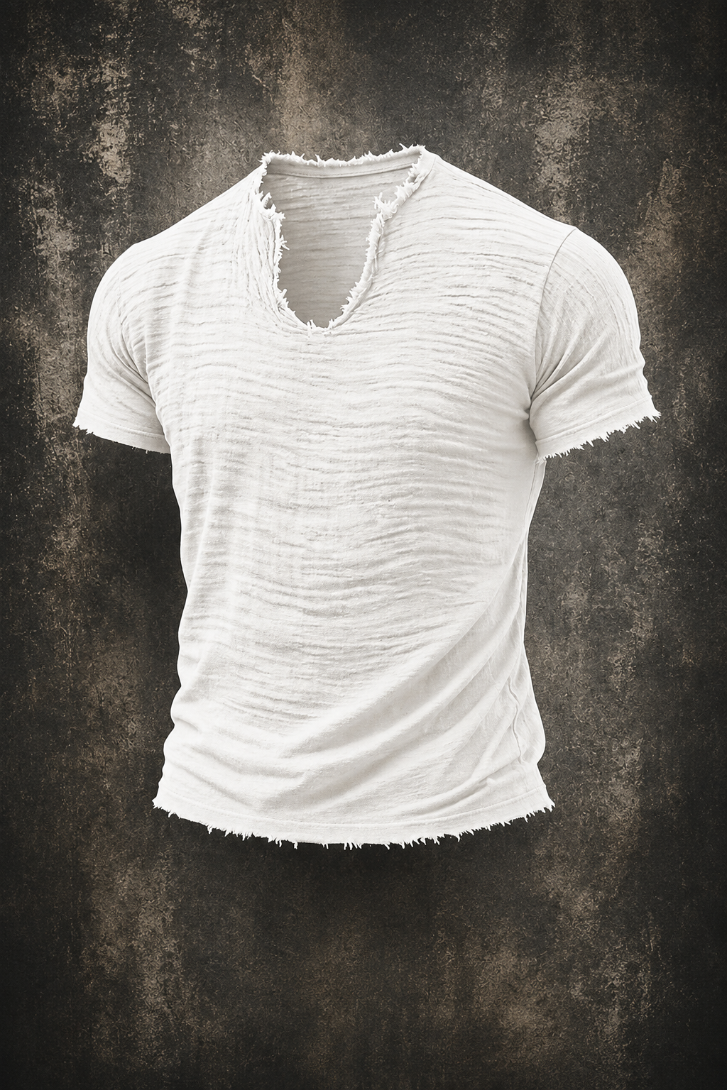 Varel | Camiseta vintage con cuello en V