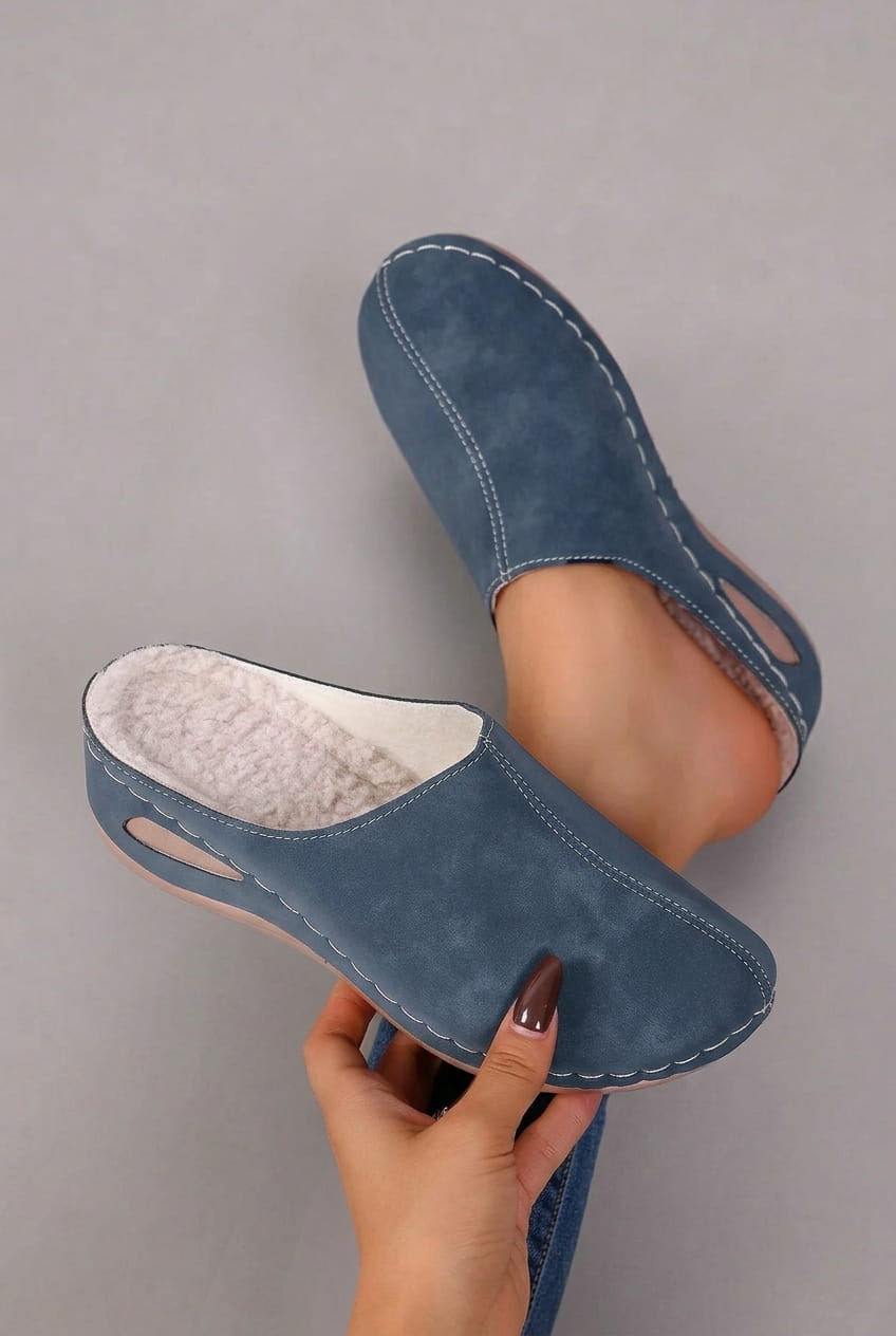 Elena | Pantuflas ortopédicas cálidas para el confort diario