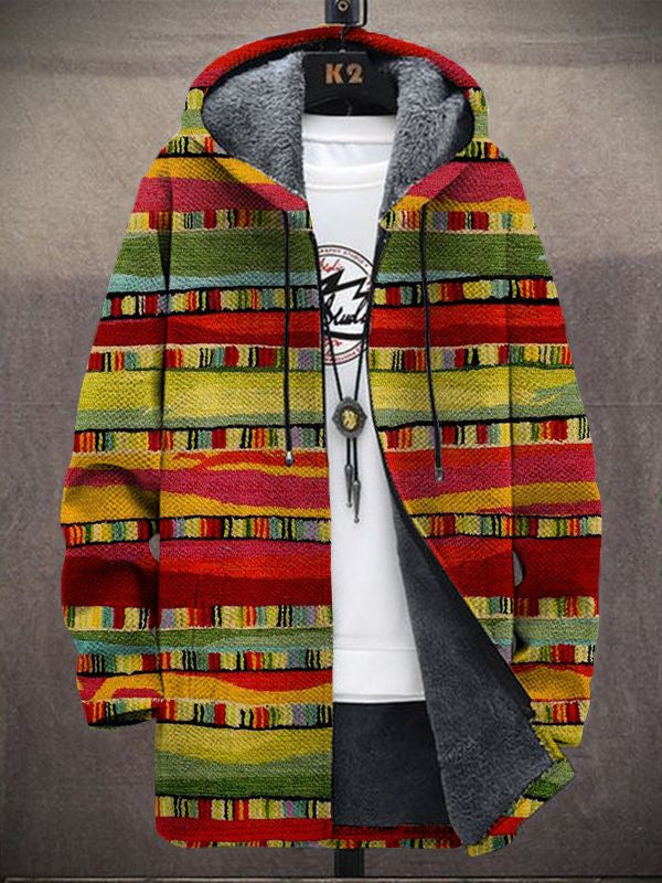 Alden | Cárdigan con capucha de estampado llamativo