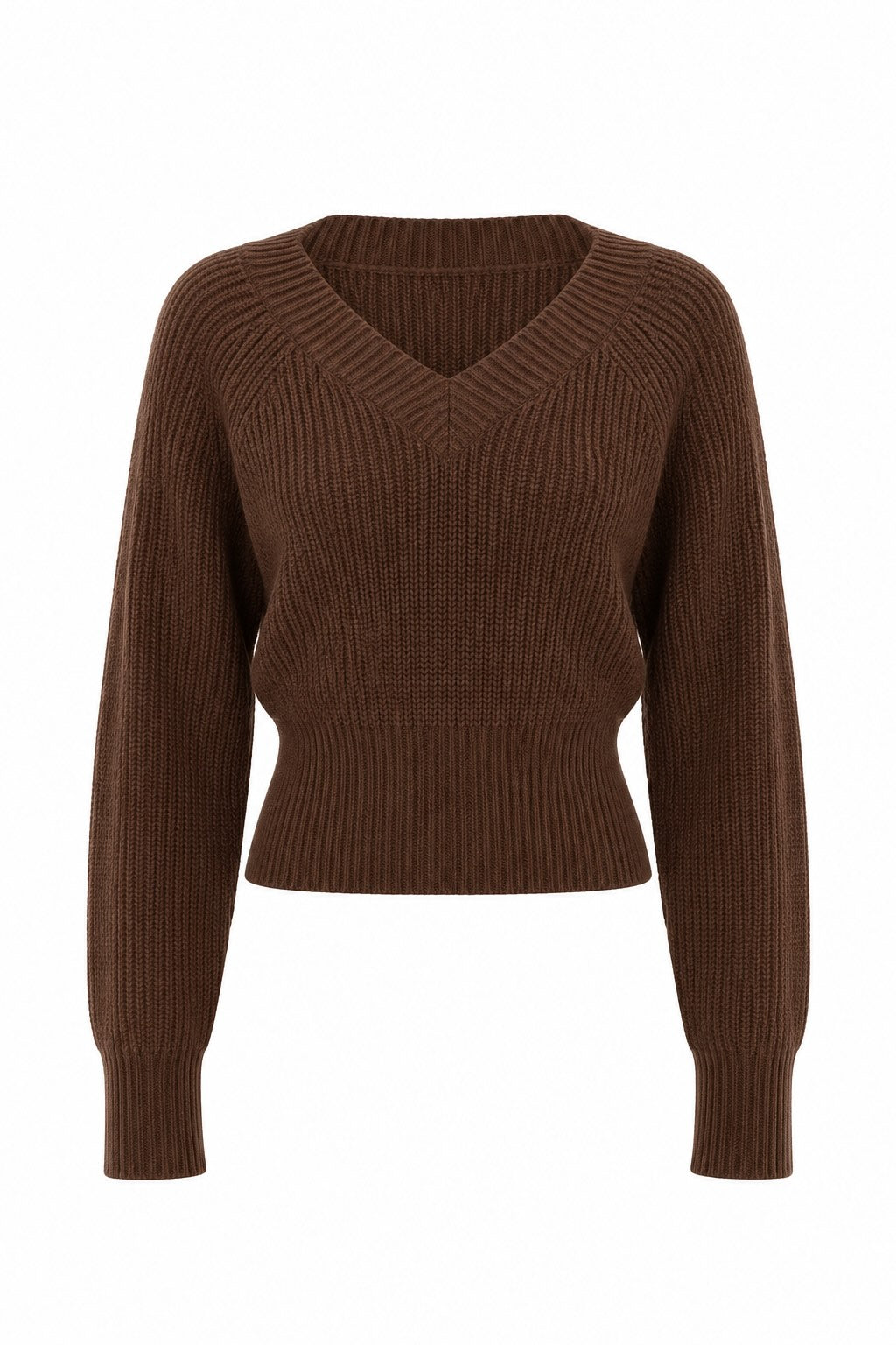 Ainara | Jersey crop – Chocolate