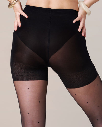 Medias Shorty moldeadoras - Plumetis 40D