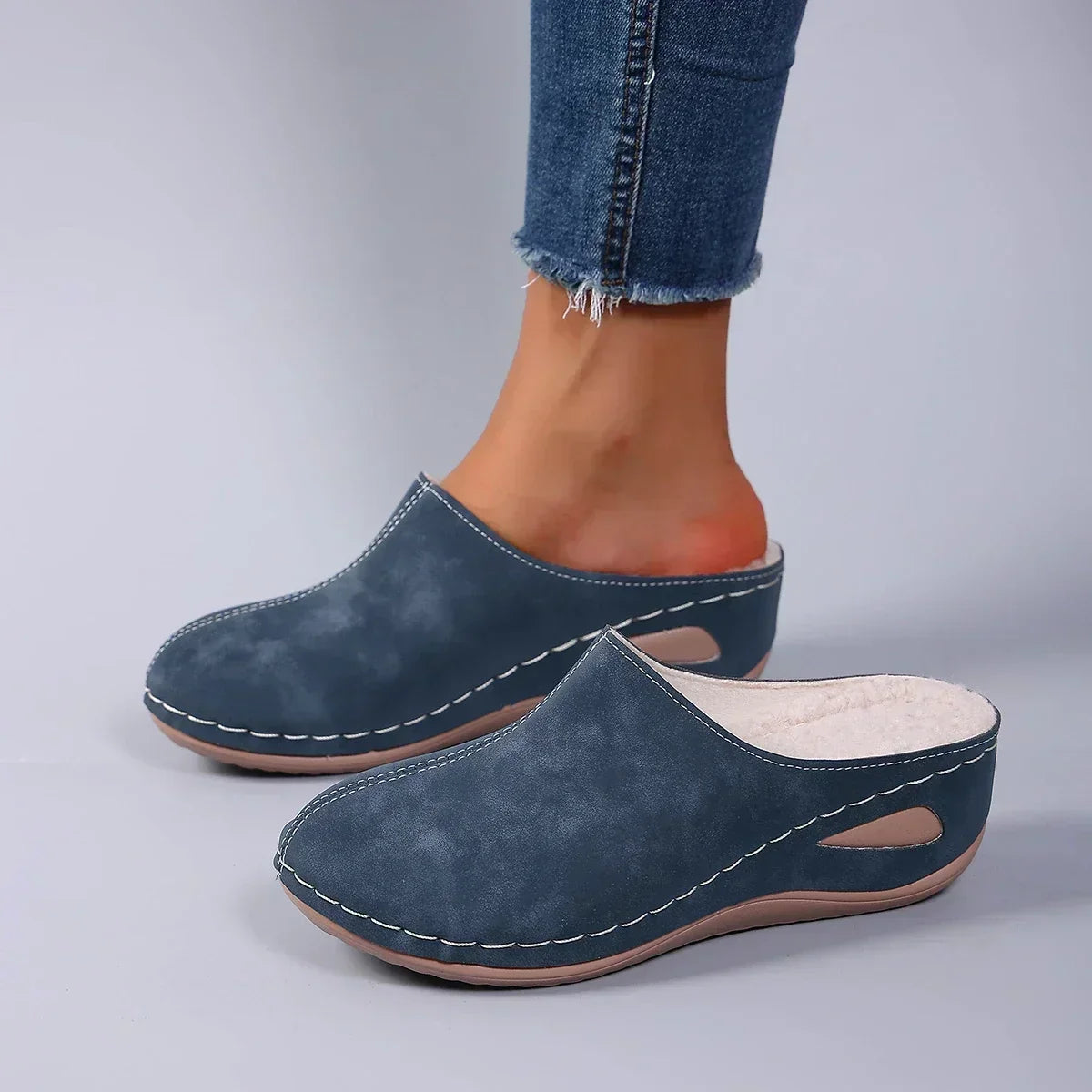 Elena | Pantuflas ortopédicas cálidas para el confort diario