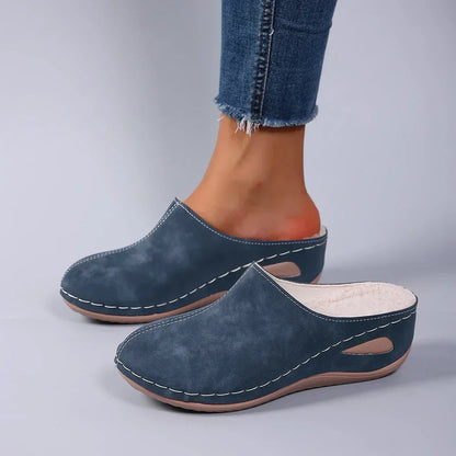 Elena | Pantuflas ortopédicas cálidas para el confort diario