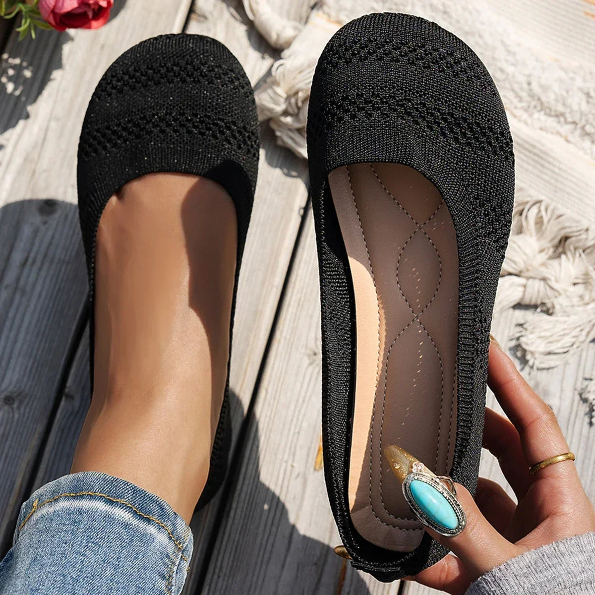 Clara | Zapatillas ortopédicas de tela