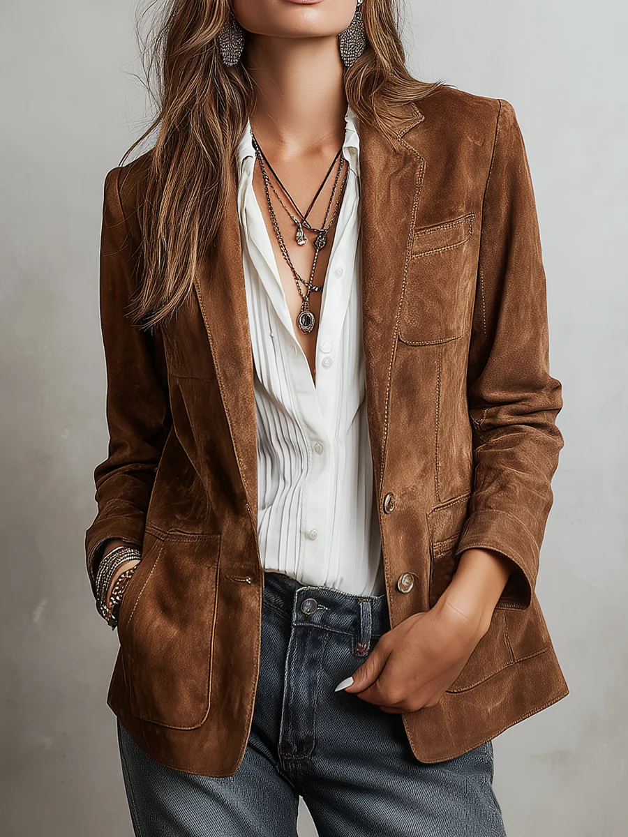 Blazer Ainara Edición Chocolate