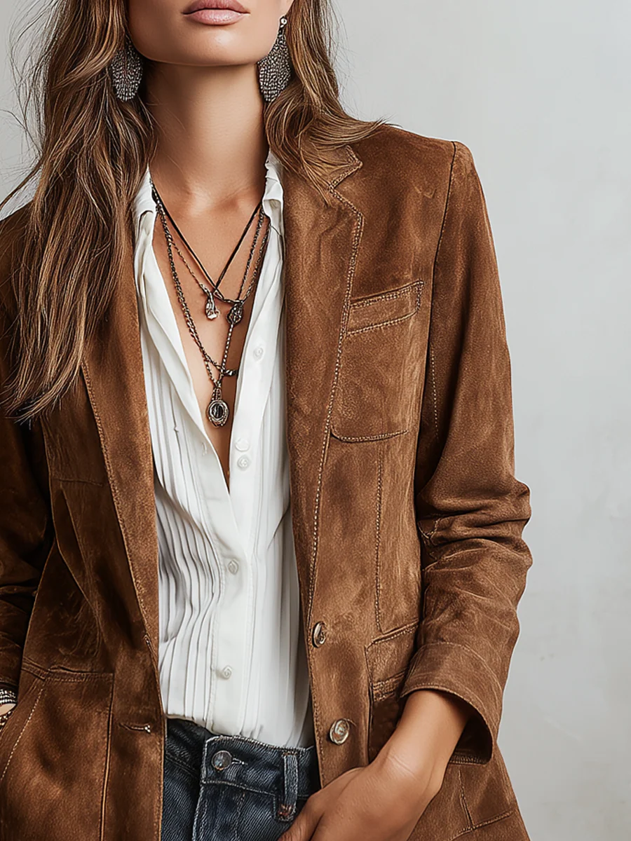 Blazer Ainara Edición Chocolate