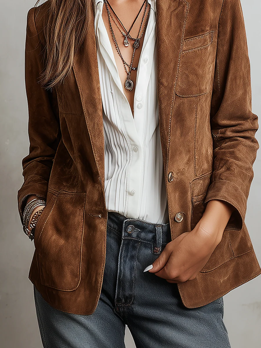 Blazer Ainara Edición Chocolate