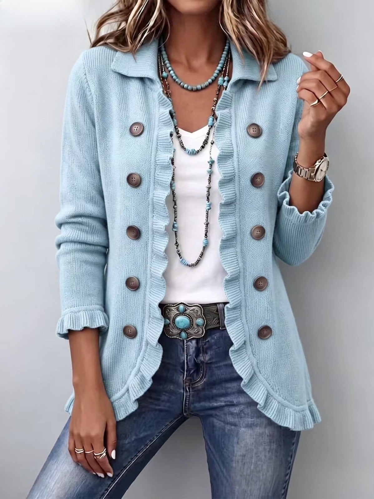 Chaqueta Ainara Edición Punto Empolvado