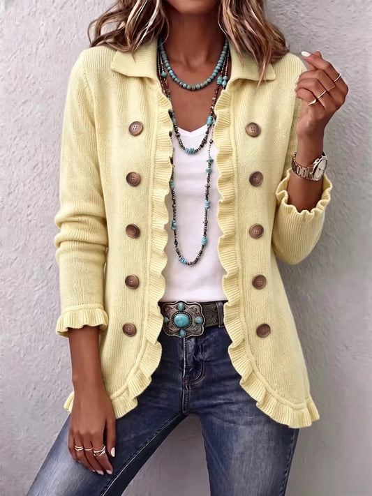Chaqueta Ainara Edición Punto Crema