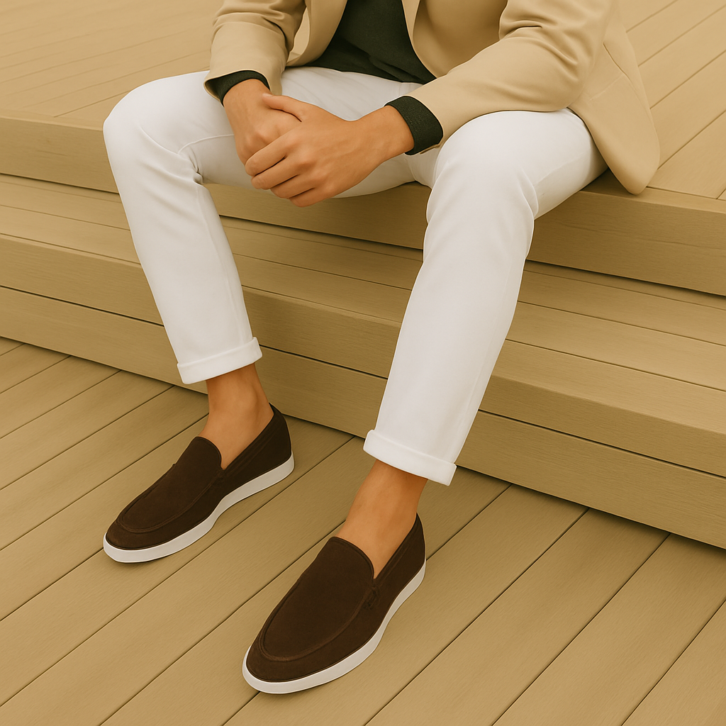 Luis | Mocasines elegantes de ante