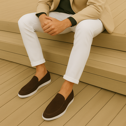 Luis | Mocasines elegantes de ante