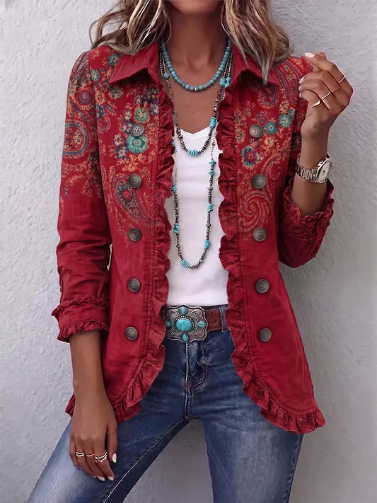 Chaqueta Ainara Edición Cachemira Roja