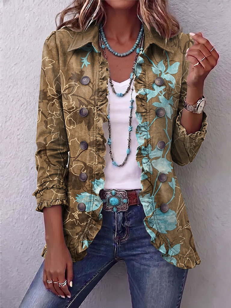 Chaqueta Ainara Edición Flor de Oliva
