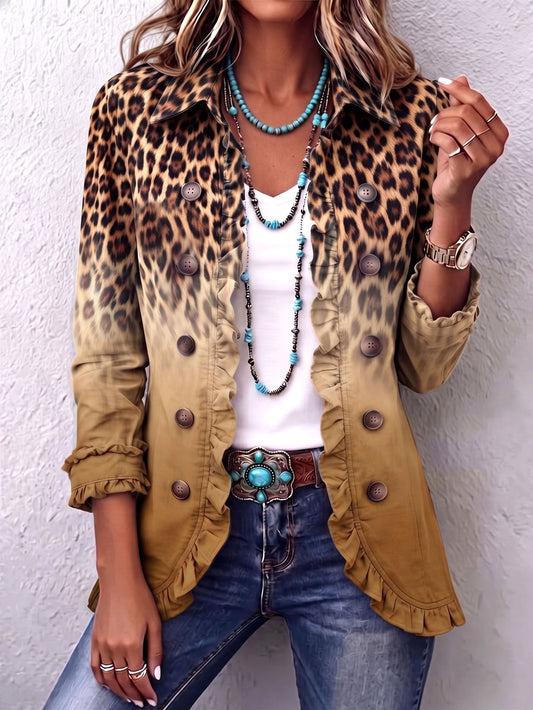 Blazer Ainara Edición Felina Ocre