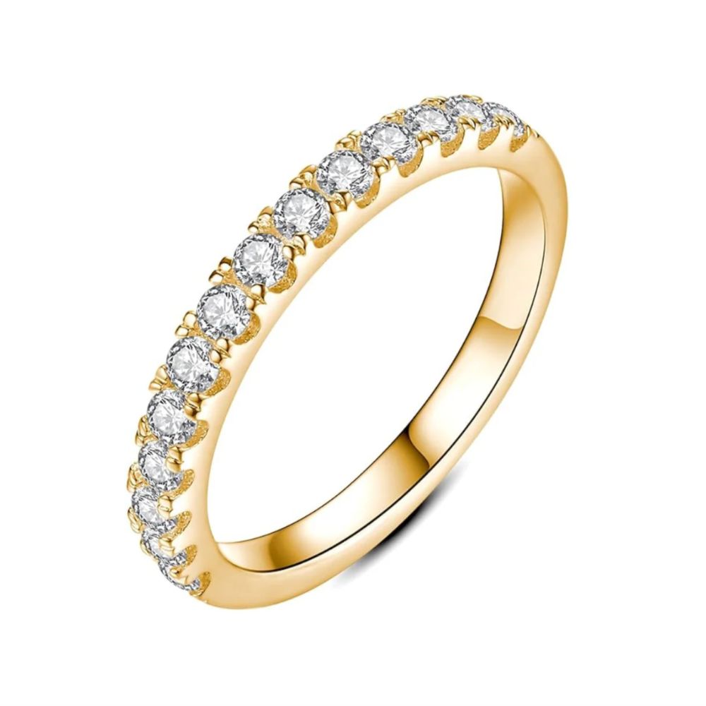 Anillo Banda Abrazo de Diamantes