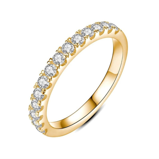 Anillo Banda Abrazo de Diamantes