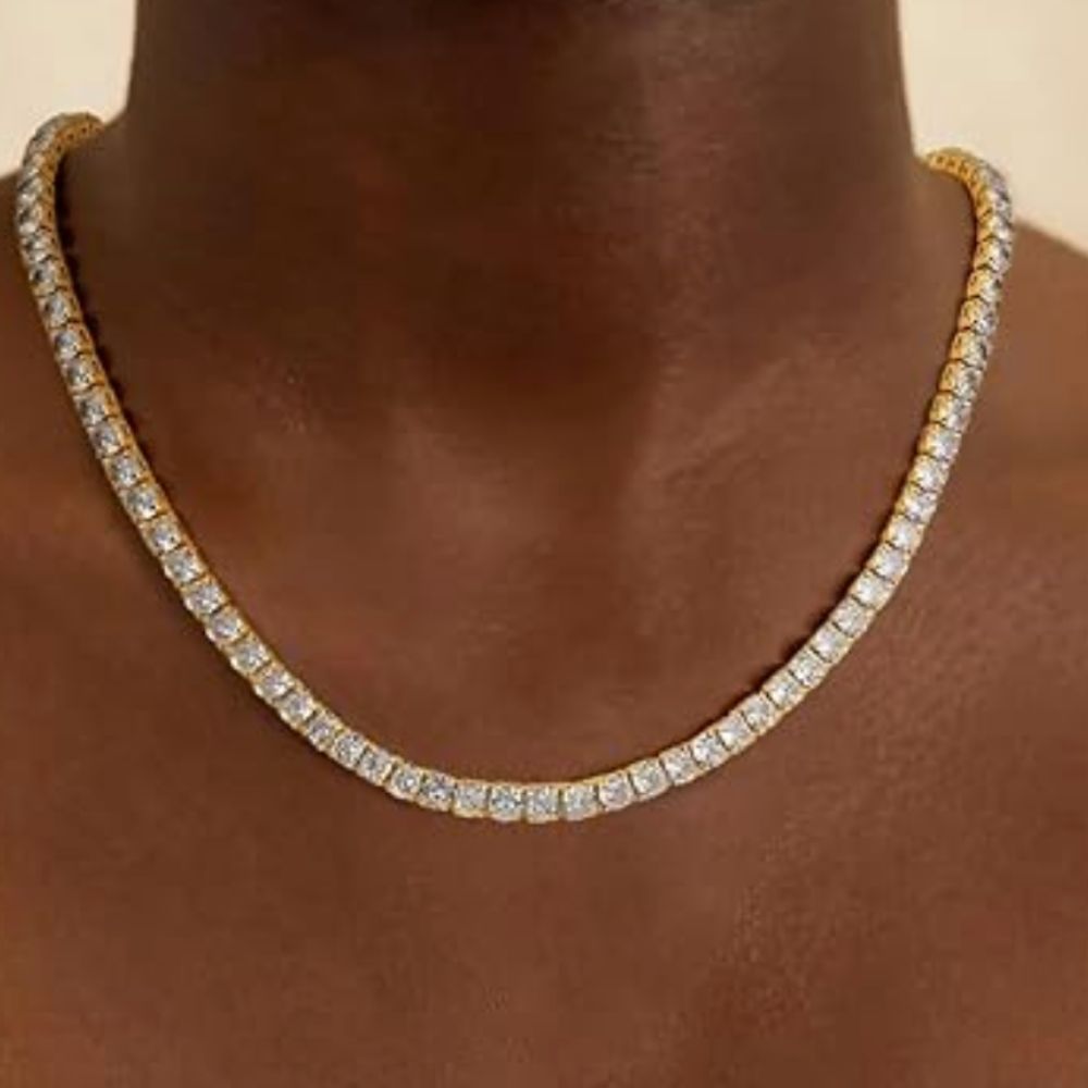 Collar Tennis de Oro