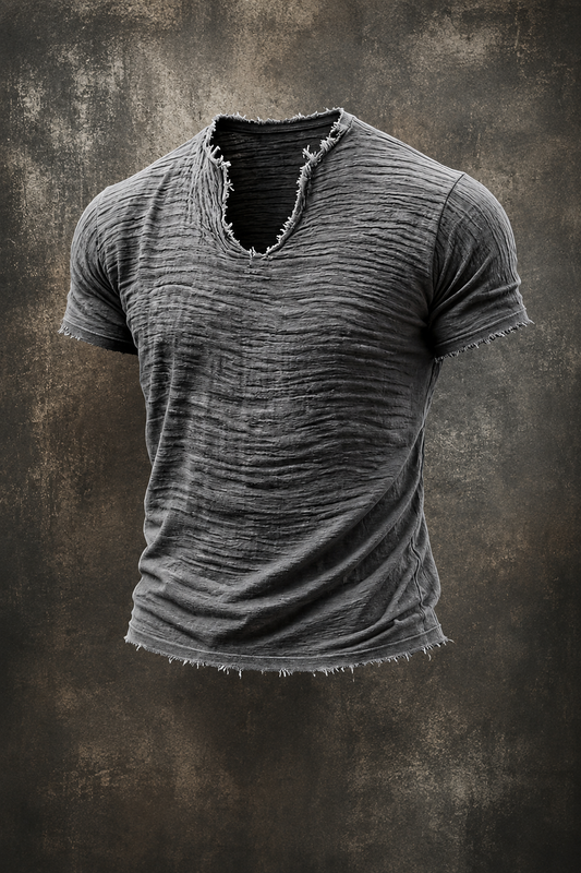 Varel | Camiseta vintage con cuello en V