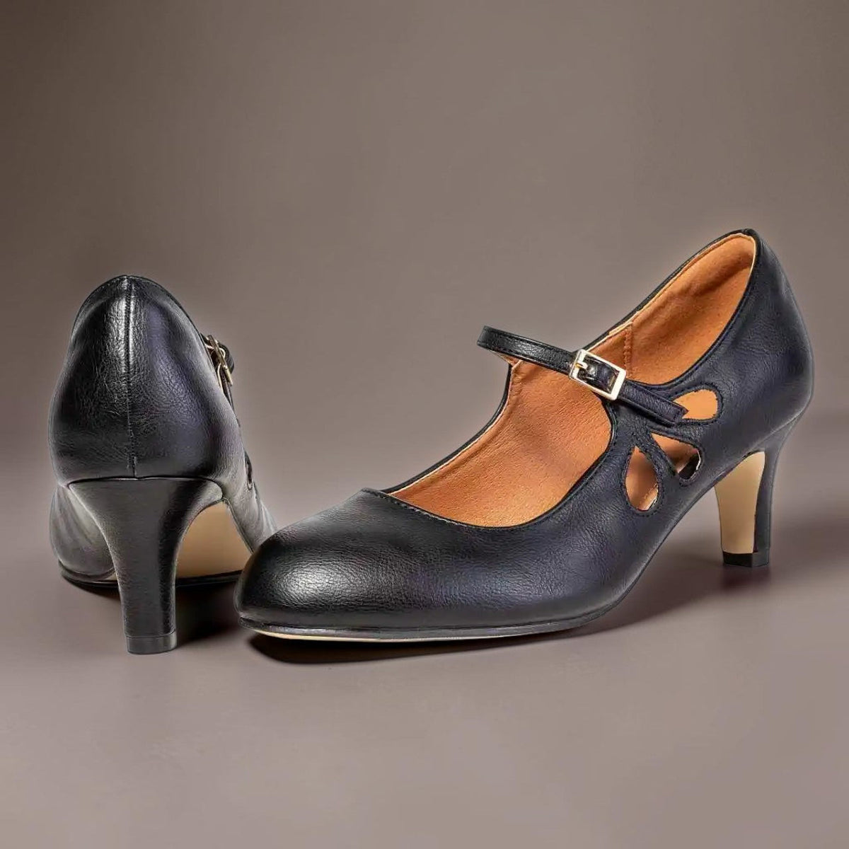 AINARA | Salones negros Sylvie