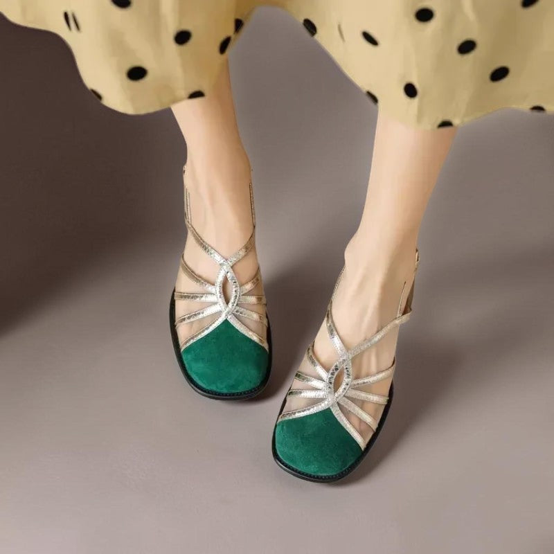 AINARA | Sandalias con hebilla Manon