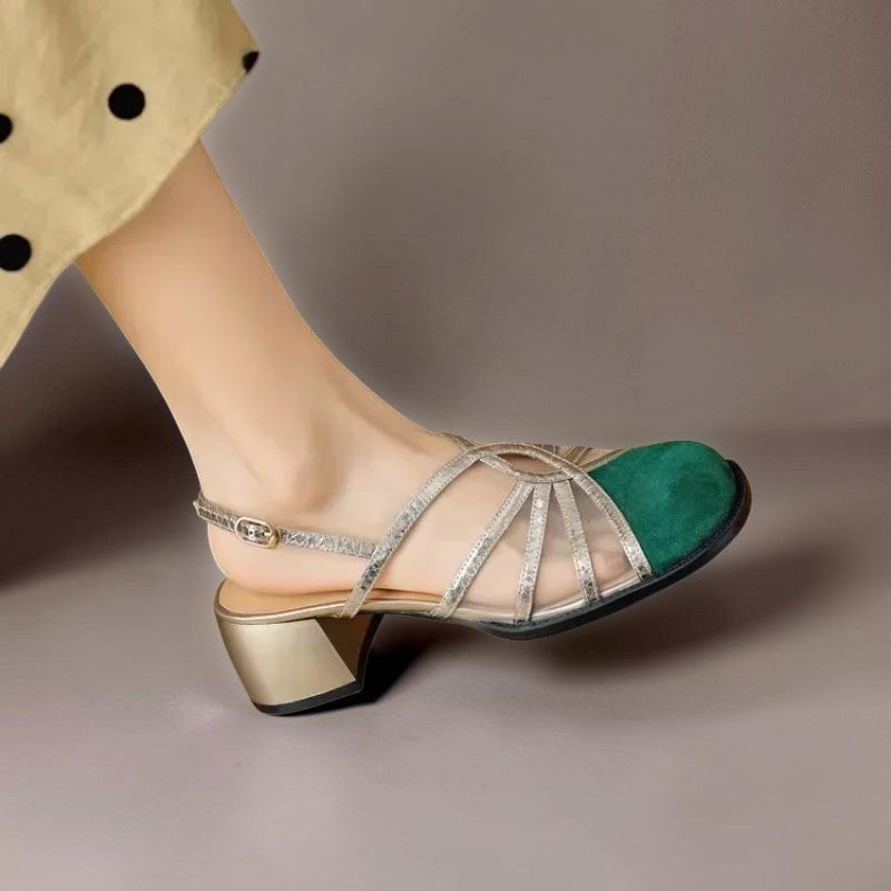 AINARA | Sandalias con hebilla Manon